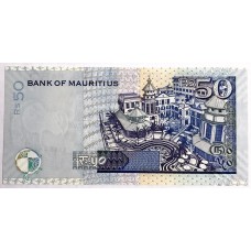 MAURITIUS 2009 . FIFTY 50 RUPEES BANKNOTE